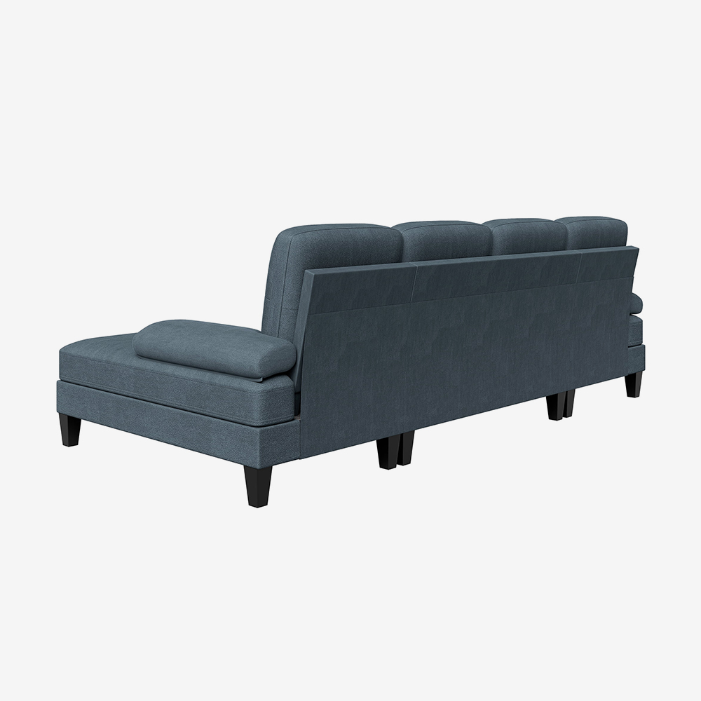 Sofa Couch with Double Chaise - Image 2