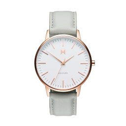 Avenue Qtz Basic Slim White Round Dial Women's Analog Watch